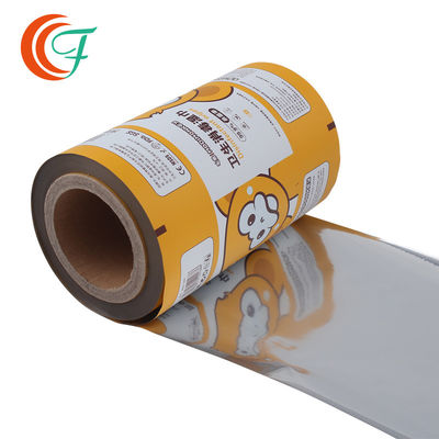kwaliteit  Disinfectant Wipes Pet Packaging Film Flexible Dog Wet Wipes Printed Packaging Film Roll fabriek