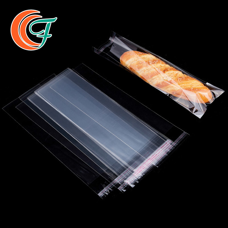 Self Adhesive OPP Packaging Bag With Seal Strip Clear Transparent Cellophane Plastic Bags