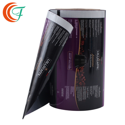Hoge de Barrière Verpakkende Film 0.08mm van het koffiepoeder Aluminiumfoliefilm die Plastic Broodje lamineren