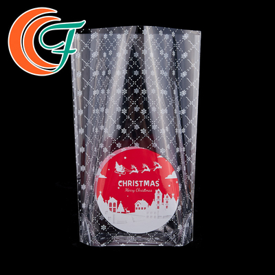 Logo Printed Plastic Christmas Packaging doet Biologisch afbreekbare Resealable Poly in zakken